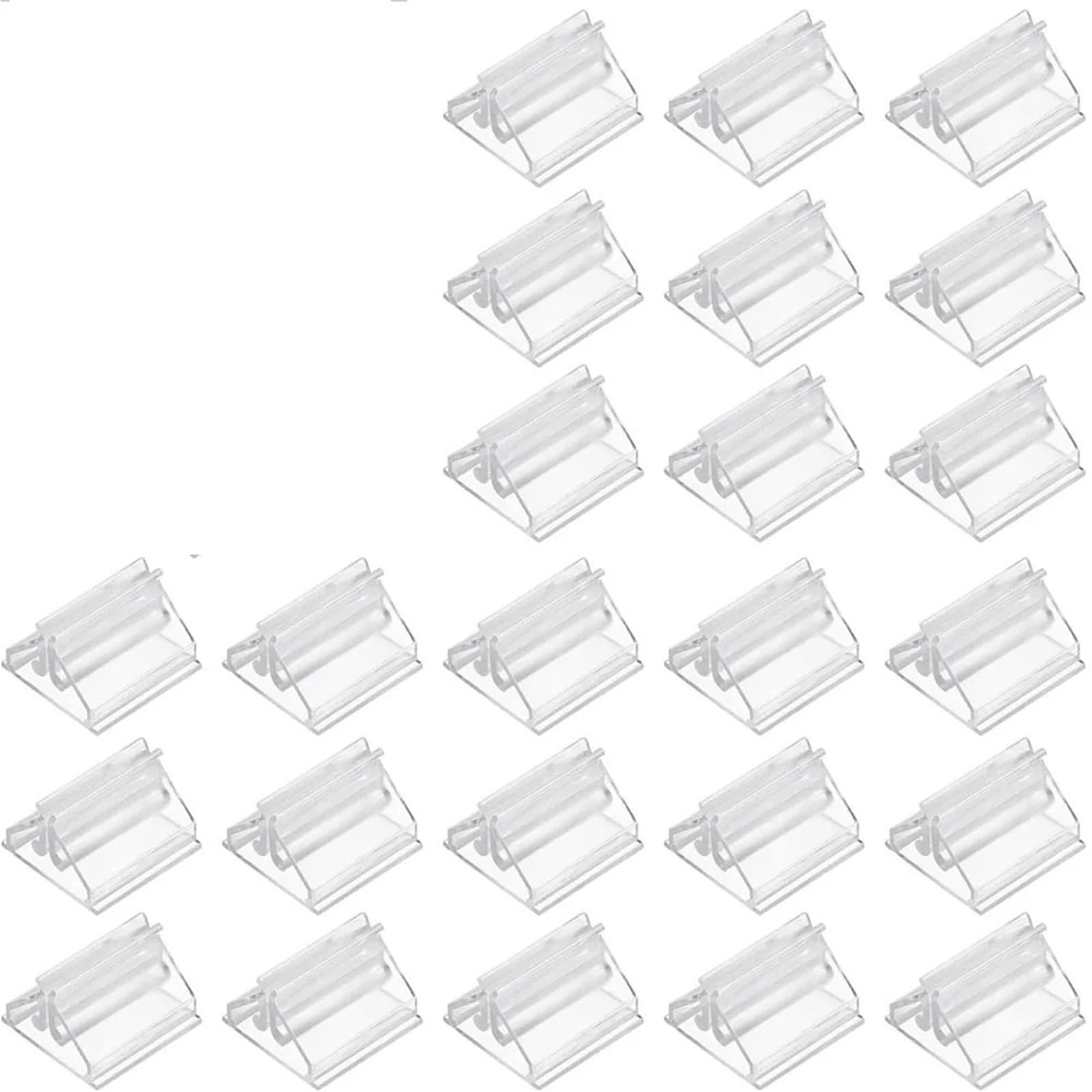 96 Stück transparente Mini-Platzkartenhalter, Tischnummern-Basisständer for Fotos, Spiele, Hochzeit, Party, Dekoration Für Party