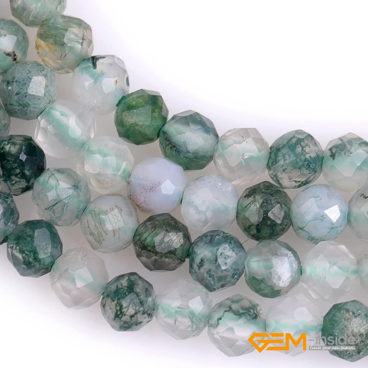 GEM-Inside 3mm Faceted Round Beads for DIY Jewelry Making image 4