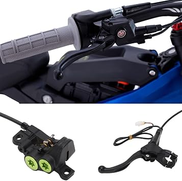 JFG Racing Electric Dirt Bike Rear Brake Kit for Surron Light Bee X/S | CNC Aluminum Rear Brake Kit with Brake Lever for Sur Ron Light Bee X/S