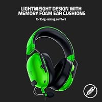 Vista 5 de Razer BlackShark V2 X Auriculares para gamer sonido envolvente 7.1, controladores de 1.9 , almohadillas de espuma viscoelástica, para computador