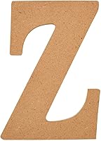 Vista 14 de Plaid Letra de madera sin acabar, 20,3 cm de superficie de madera perfecta para proyectos de bricolaje, manualidades y artes, 63594