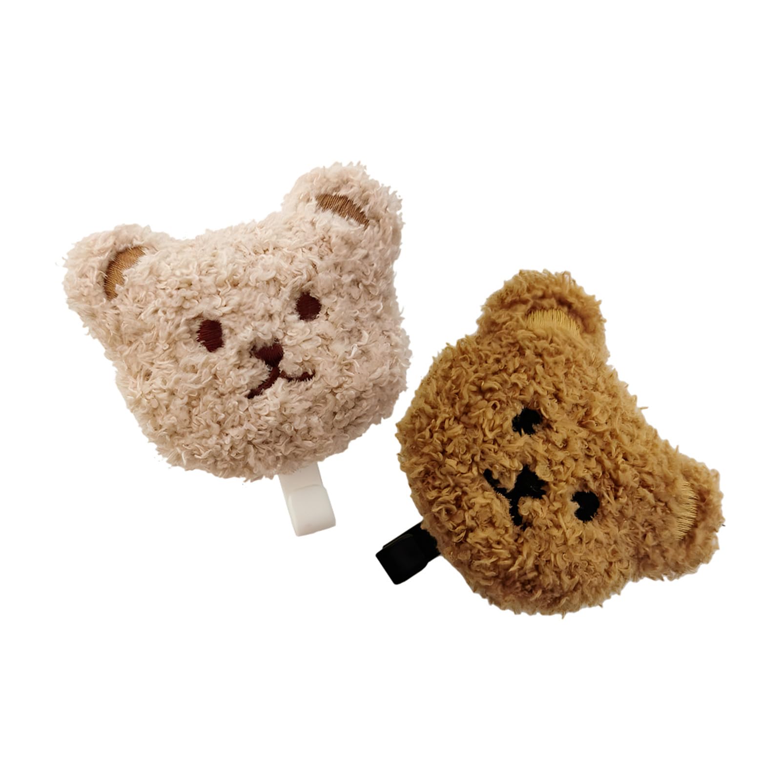 Toyvian 2pezzi Gancio da Parete Forma di Orsetto di Peluche Gancio Portaoggetti Decorativo per Appendere Chiavi Ombrelli e Piccoli Oggetti Installazione