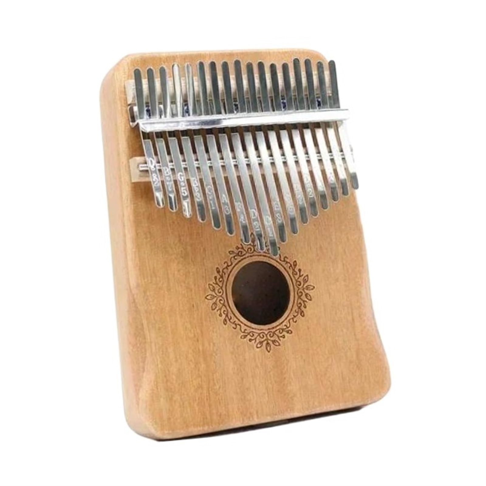 Kalimba Profesjonalny Kalimba 17-klawiszowy Fortepian Kciukowy W Całości Fornirowany Litym Mahoniem Kalimba Instrument Muzyczny(Wood)