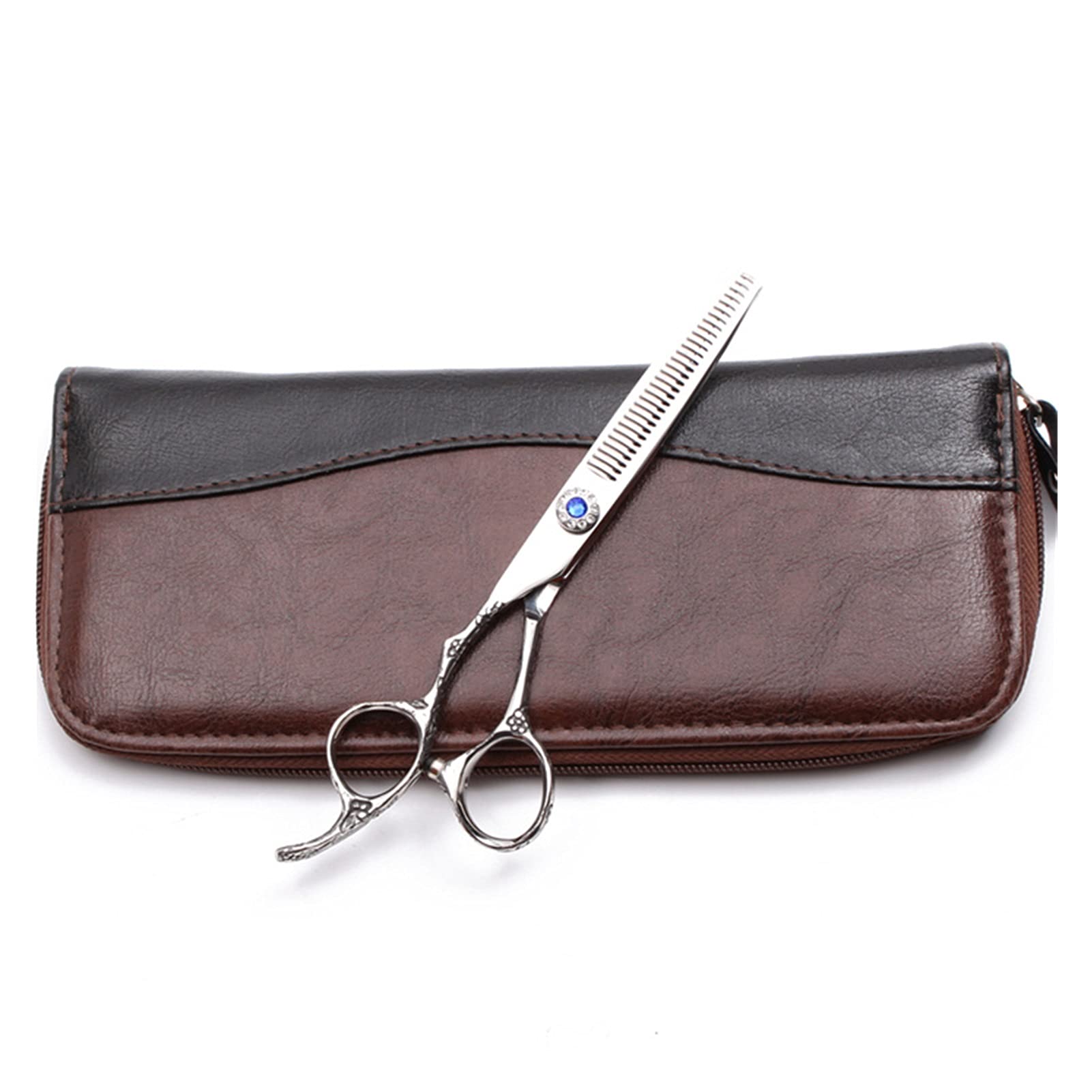 Friseurschere für die Linke Hand, 5,5 Zoll 16 cm, professionelle Friseurschere, Effilierschere, Friseurschere, Effilierschere, Friseurwerkzeuge (Farbe: Yin C 5,5 N) (Yin T 5,5 yy B)