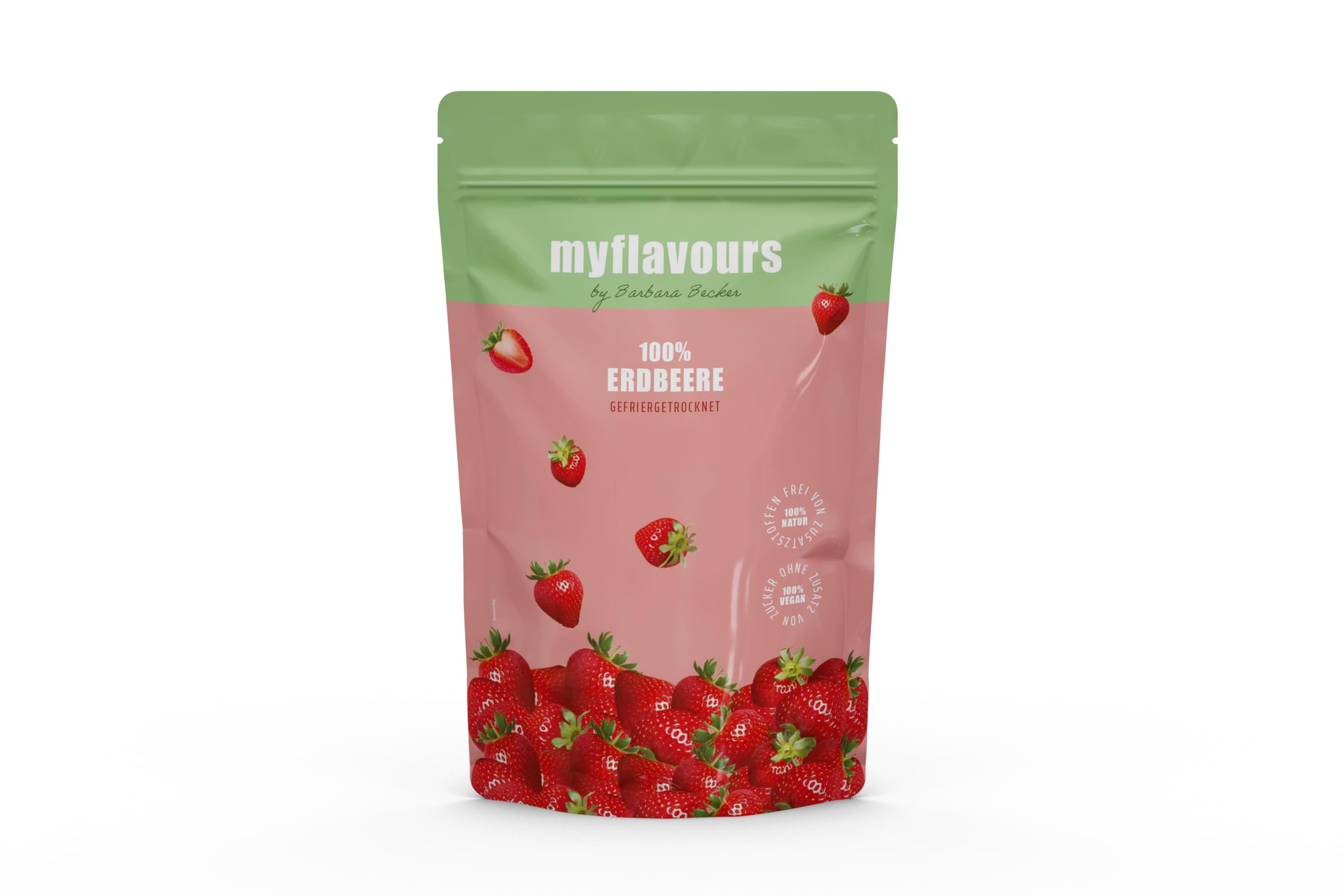 myflavours by Barbara Becker Erdbeere Vorratspack Bundle | 10x Erdbeere à 75g | Großpackung | Natürlicher Erdbeergeschmack | Sparpaket