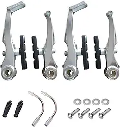 Par Freio V Brake Gta Alumínio C/Sapata Orbital Bike Mtb