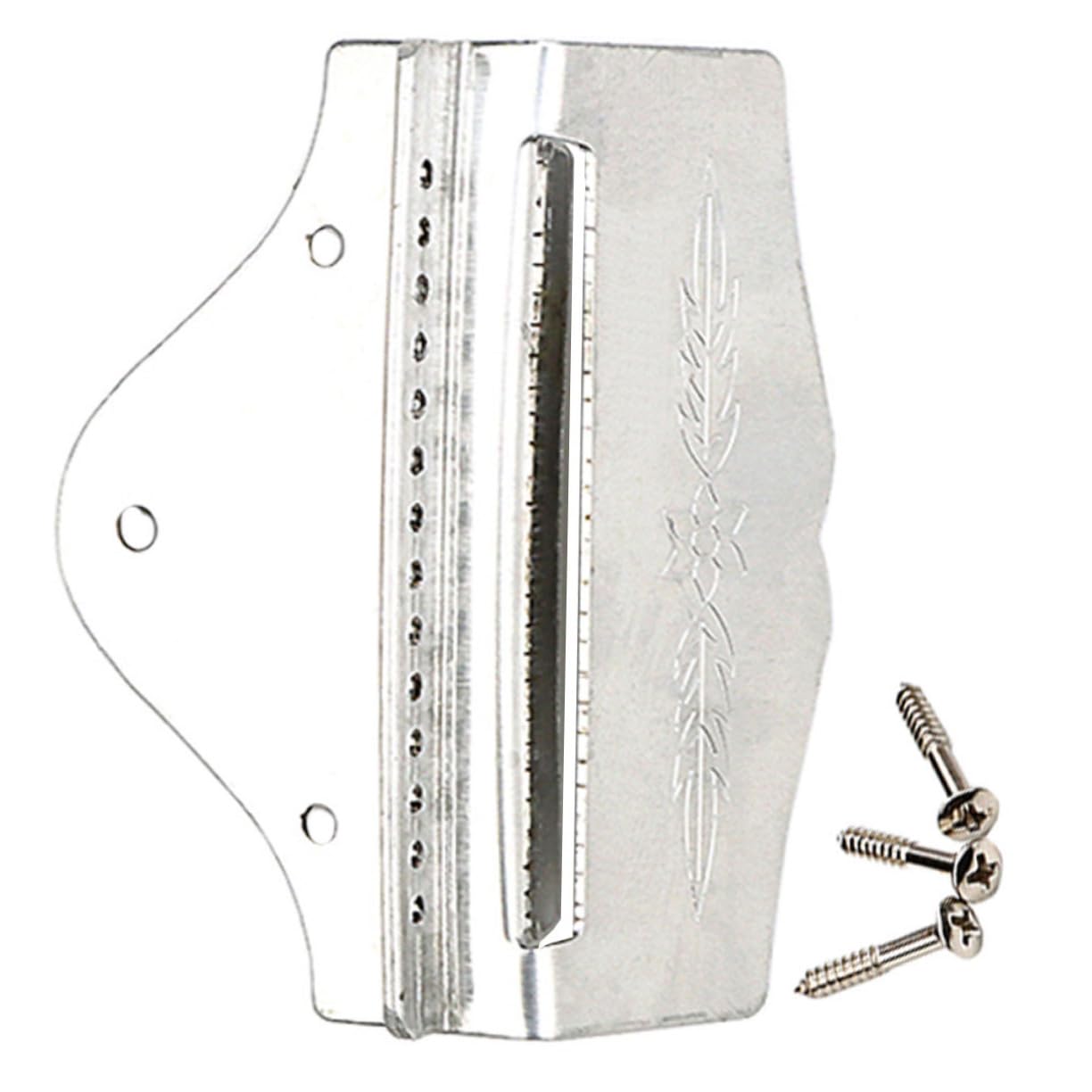 ERINGOGO 14 String Mandolin Tailpiece Metal String Tailpiece Mandolin Parts and Supplies