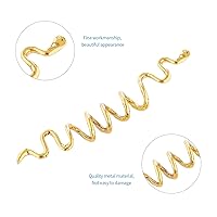 Vista 8 de Juego de 23 piezas de joyería de cabello dorado para mujer: accesorios Loc, puños para el cabello para trenzas y rastas, decoración de Halloween