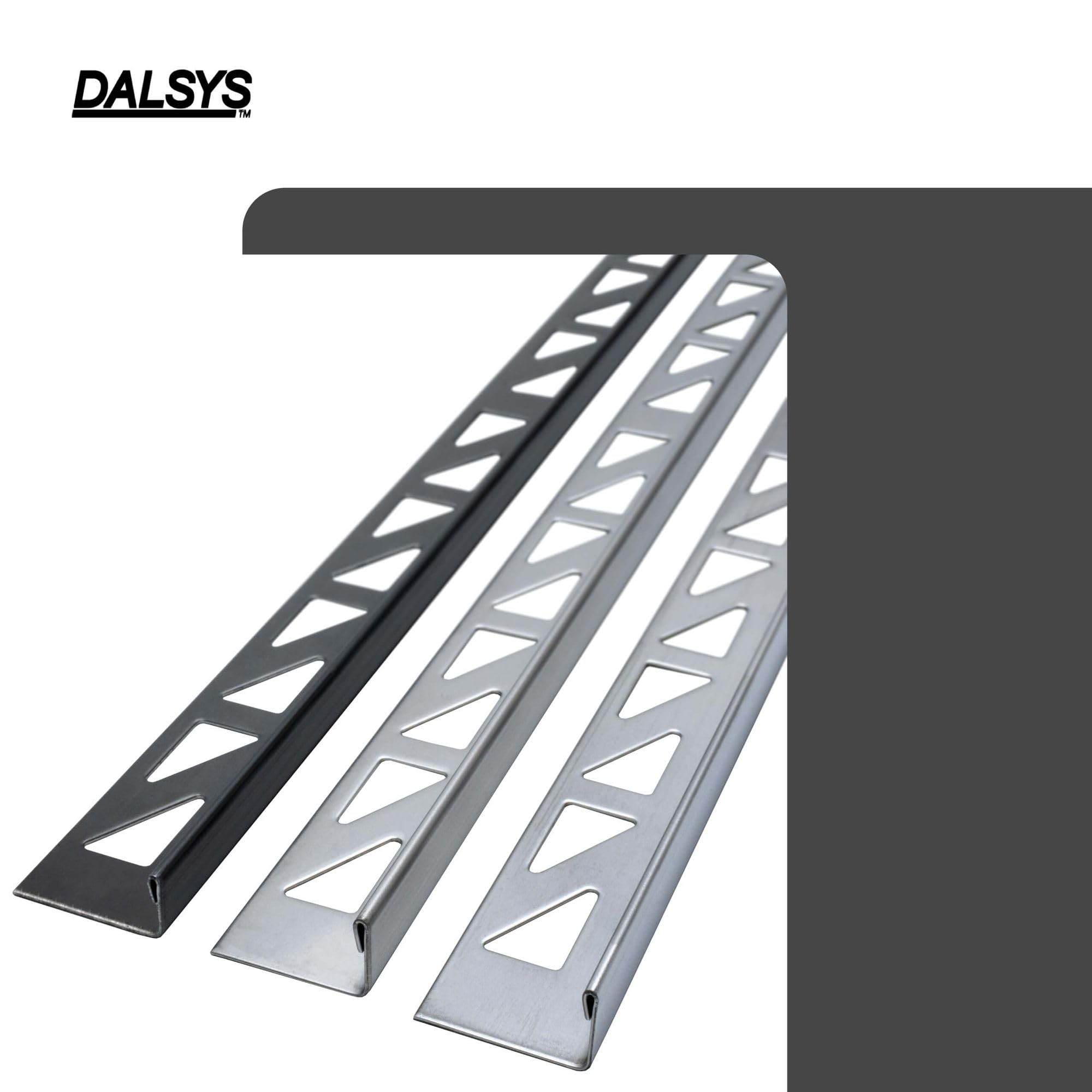 Profilo per piastrelle Profilo per piastrelle in acciaio inossidabile Profilo a L spazzolato 2m x 10mm, Profilo per piastrelle