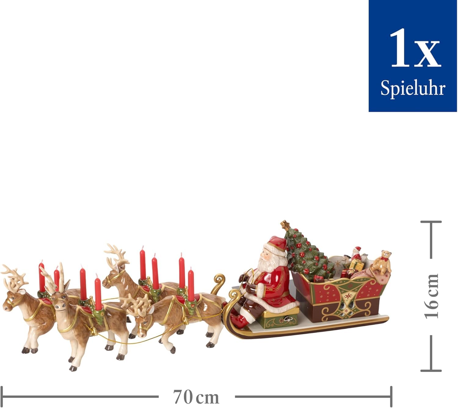 Amazon.co.jp: Villeroy & Boch Christmas Toys Memory Santa's