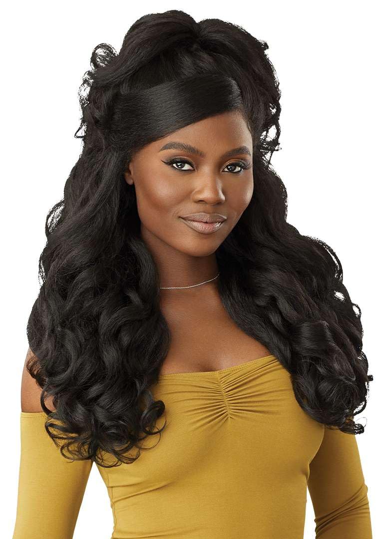 Outre Melted Hairline - Kinky Soft Edges - Kinky Soft 6 (BLACK BERRY)