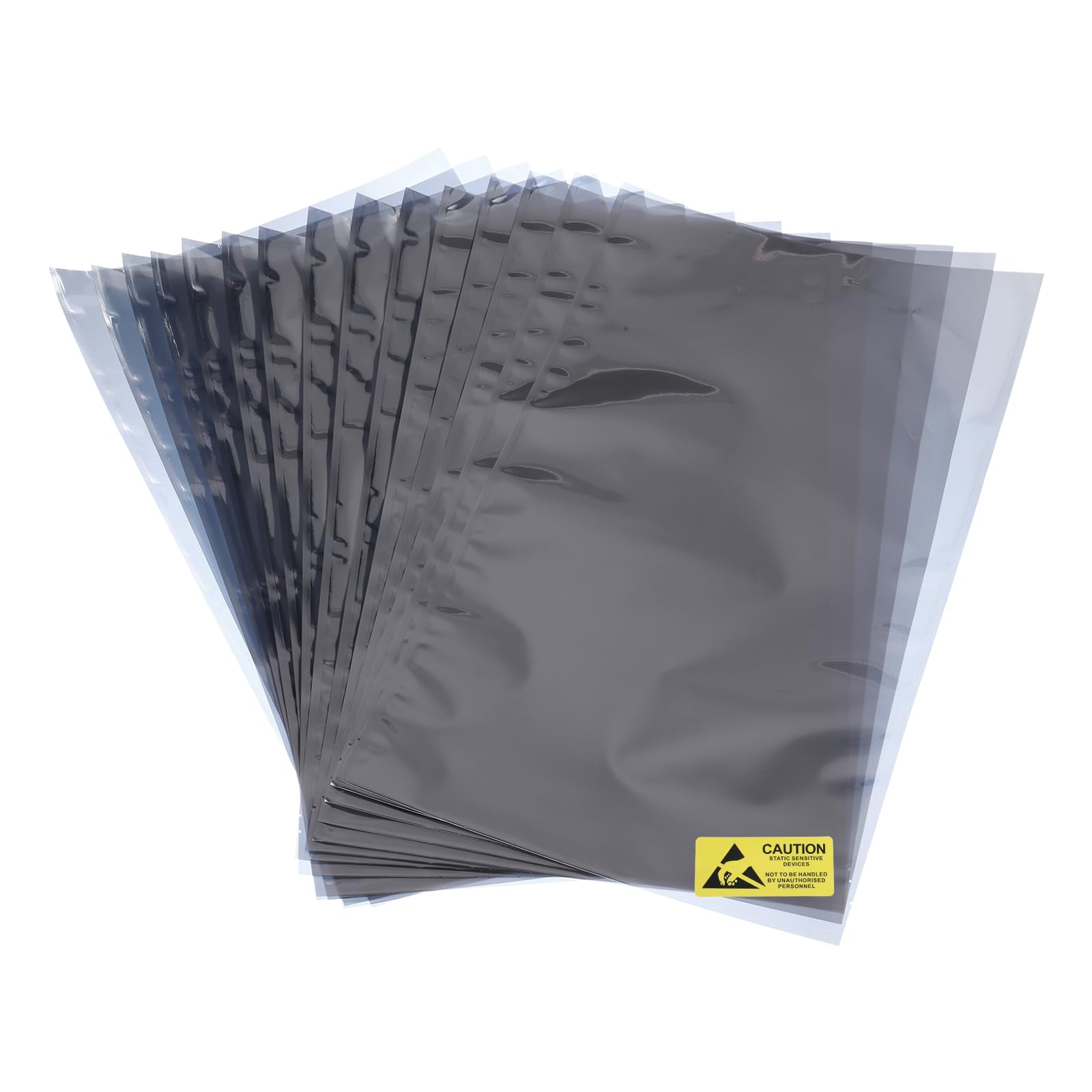 MECCANIXITY 15Pcs Anti Static Bags ESD Shielding Bag Flat Open Top Anti Static Bag for Electronic Devices 11.8x19.7 Inch(300 * 500mm)