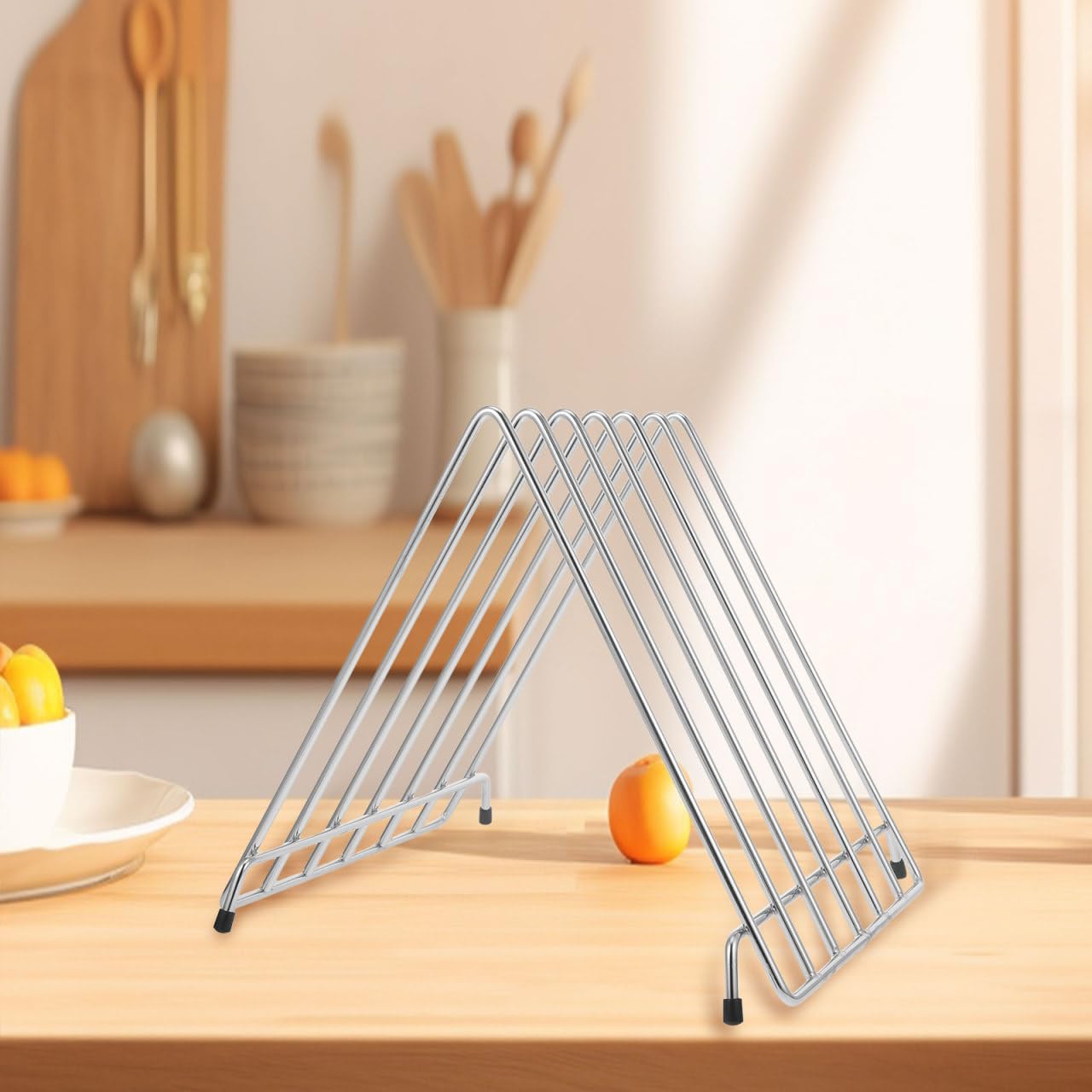 STOBAZA Support Inox Pour Planches À Découper Et Plaques À Pizza