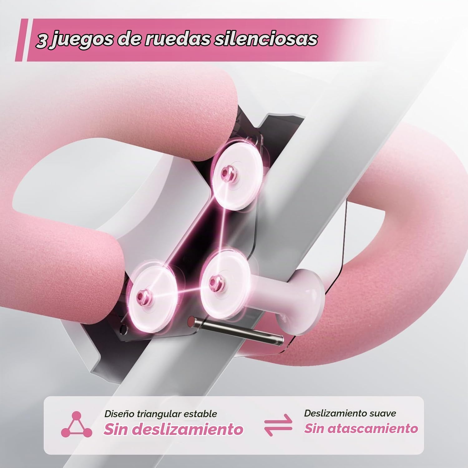 HoldOneLight Máquina Abdominal Ajustable, Equipo de Entrenamiento Abdominal para Casa con Protección de Rodillas, Máquina de Ejercicio Abdominales para Tonificar y Fortalecer el Core