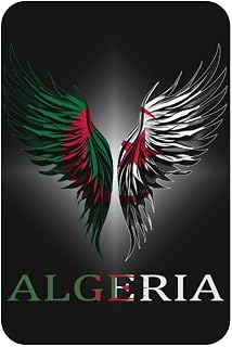 Creative Wings Algeria Algerians Flag Themed Art Acrylic Magnets for Fridge, Locker, Office Decor - Collectible National Flag Magnets for Home, Car, Gifts