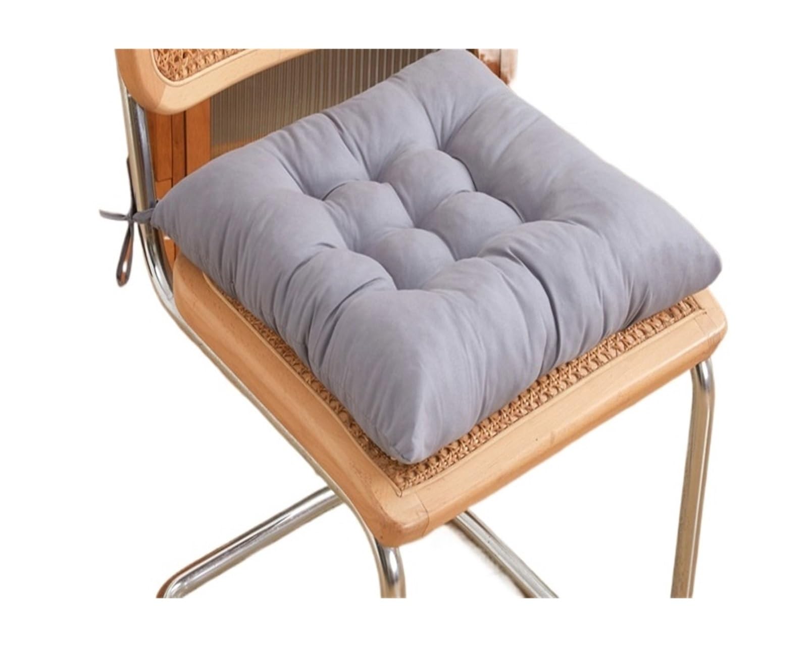 VMDVBNA chair cushions Chair Pads Cushions for Dining Chairs with Ties Square Floor Pillows Thick for home(Color11)