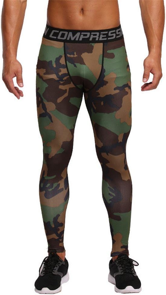 Men's Compression Tights Pants Running Leggings