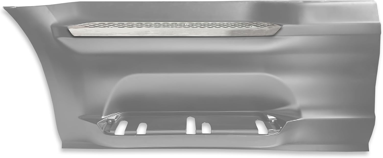 KOZAK Front Step Fairing Upper Metal Step Compatible with Peterbilt 579 Next Gen 2022+ PLUS Logo and Reflective Vest