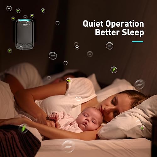 Miniatura 6 de Purificador de aire enchufable en paquete de 4, purificador ionizador de aire para enchufe del hogar, generador de iones negativos portátil,