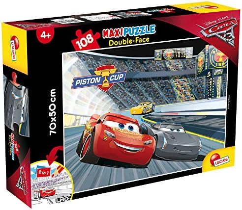 Disney Puzzle Df Supermaxi Cars 3 Championship With 108 Pieces : Amazon ...
