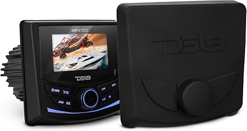 DS18 MRX150 - Unidad principal de deportes marinos y de potencia, pantalla a color de 3 pulgadas, receptor de radio RDS AMFMWB, Gorilla Glass,