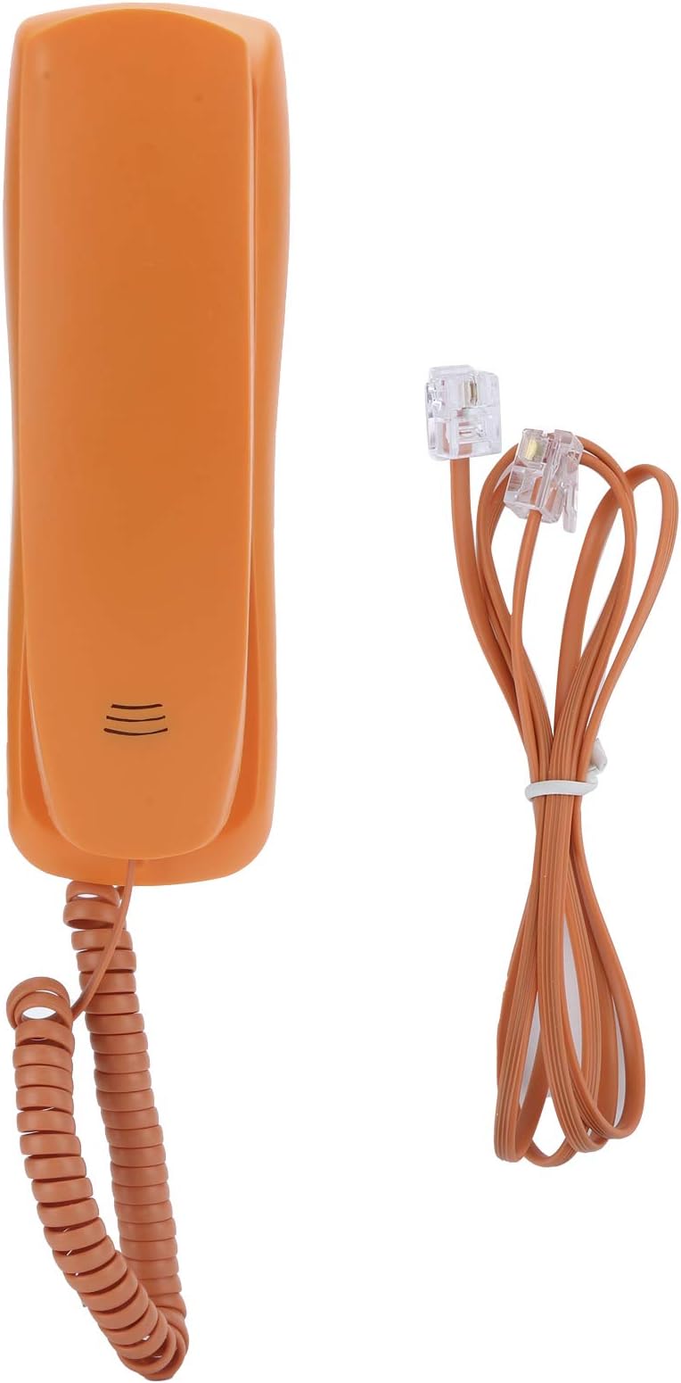 kx T628 Home Office Telephone Orange, Mini Lanldine Phone