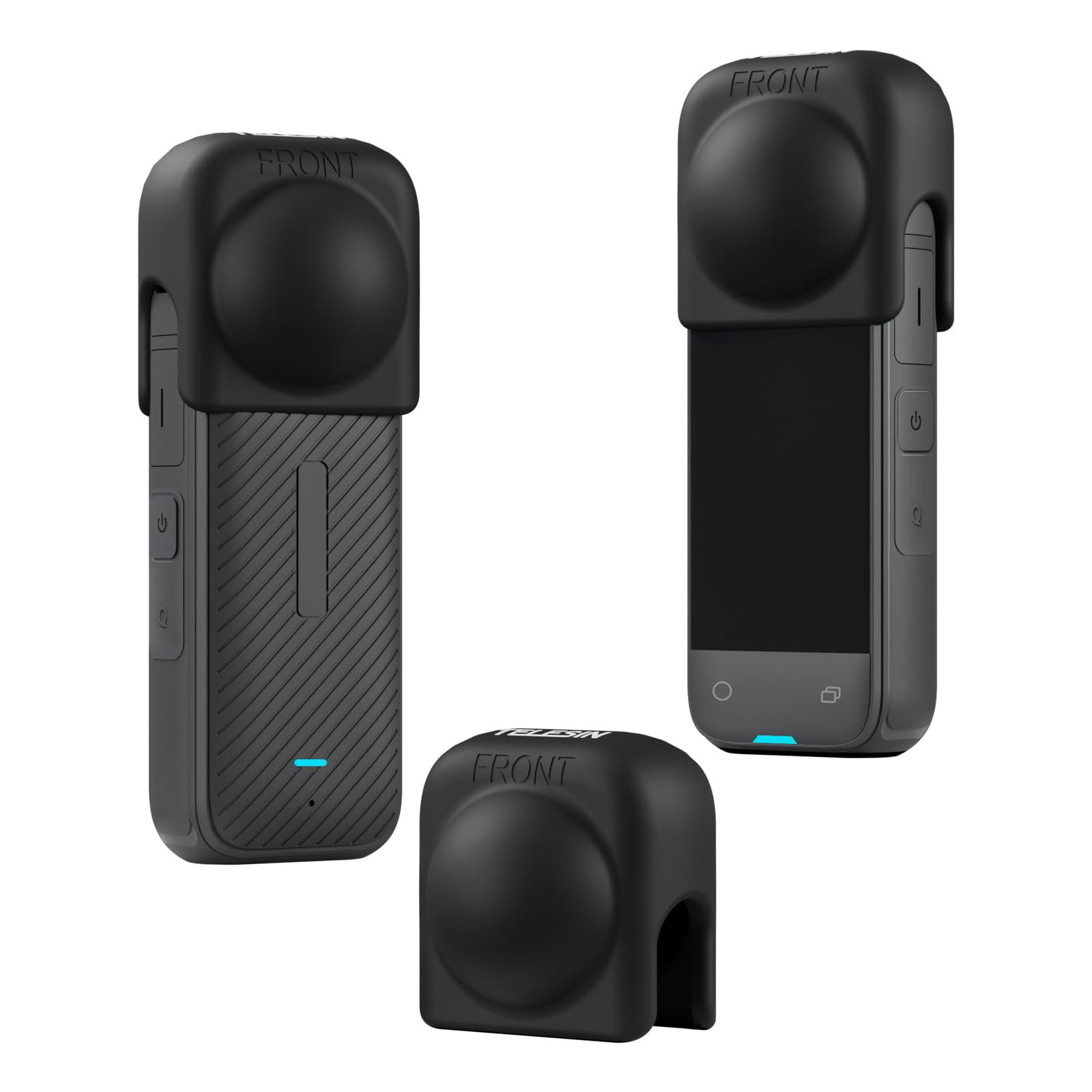 TELESIN Silicone Lens Protection Cover for Insta360 X4 | Waterproof Elastic Lens Hood X4 ElectronGeek