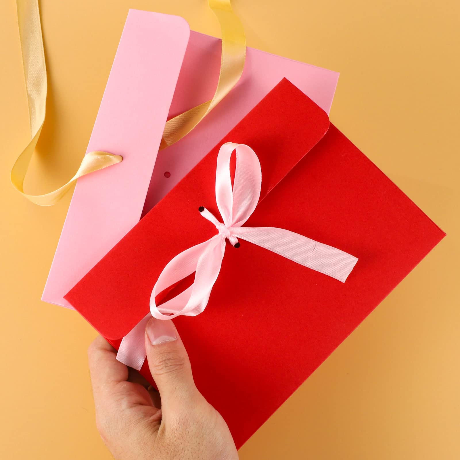 16Pcs Gift Envelopes, Colourful Envelopes with Ribbon Kraft Paper Envelopes Vintage Envelopes for Valentine's day, Mother's Day, Invitation Greeting Card, Christmas Card, Graduation Card, Teacher Card - Image 4