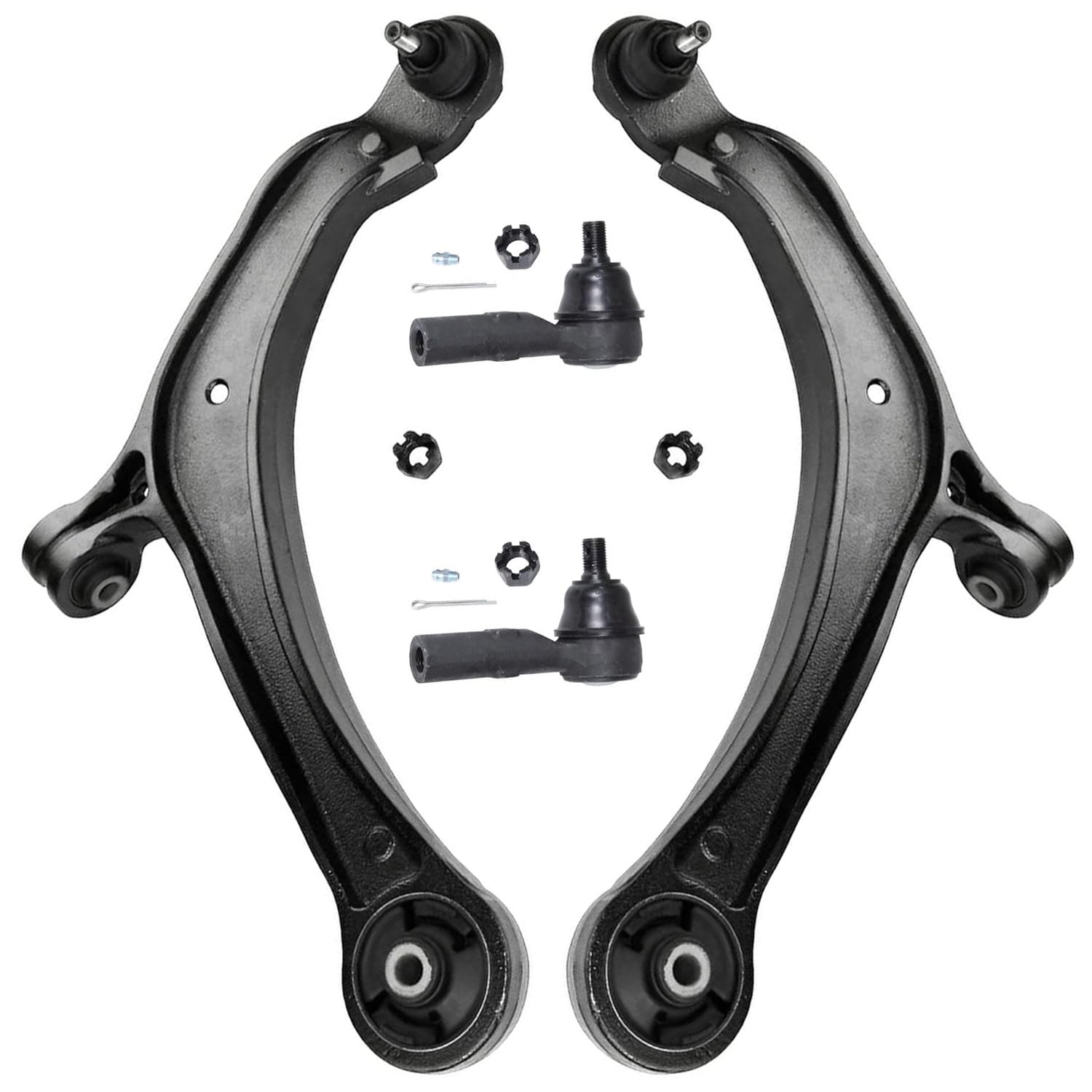 Detroit Axle - Front Lower Control Arms w/Ball Joints + Outer Tie Rods
