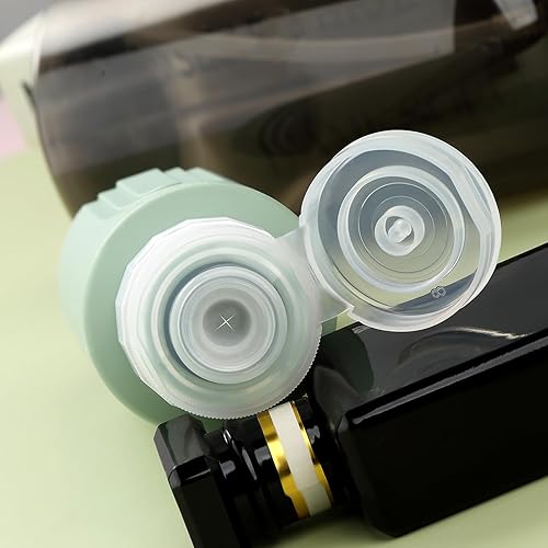 Miniatura 259 de Botellas de viaje para artículos de tocador, aprobados por la Tsa, recipientes de tamaño de viaje de 3 onzas, sin BPA, a prueba de fugas