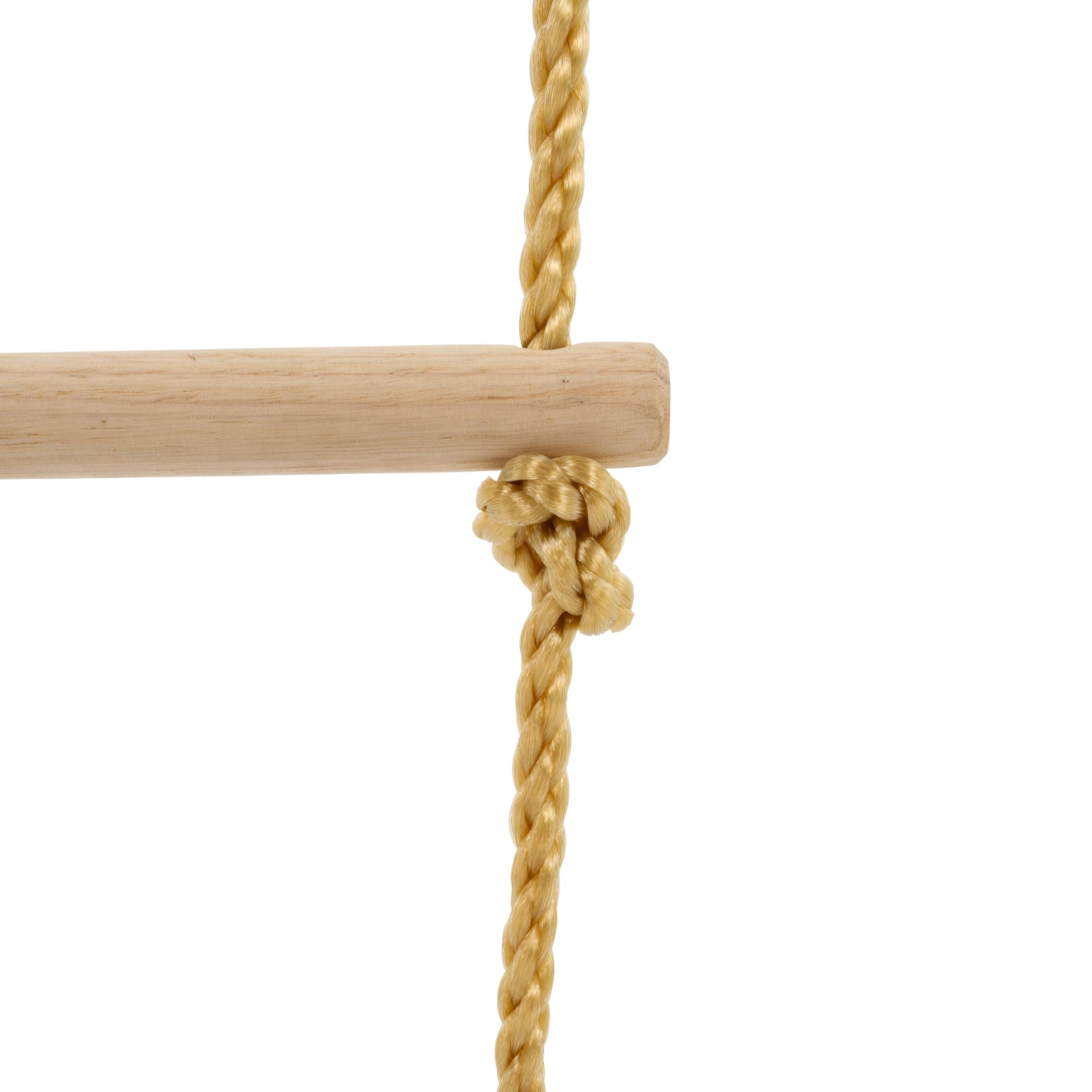 Échelle Corde 5 barreaux Bois pour portique h190-250cm