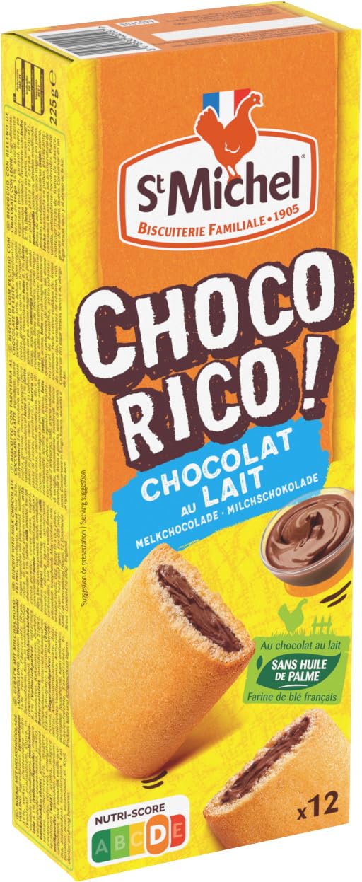 ST MICHEL - Milchschokolade Chocorico – 12 Packungen à 225 g