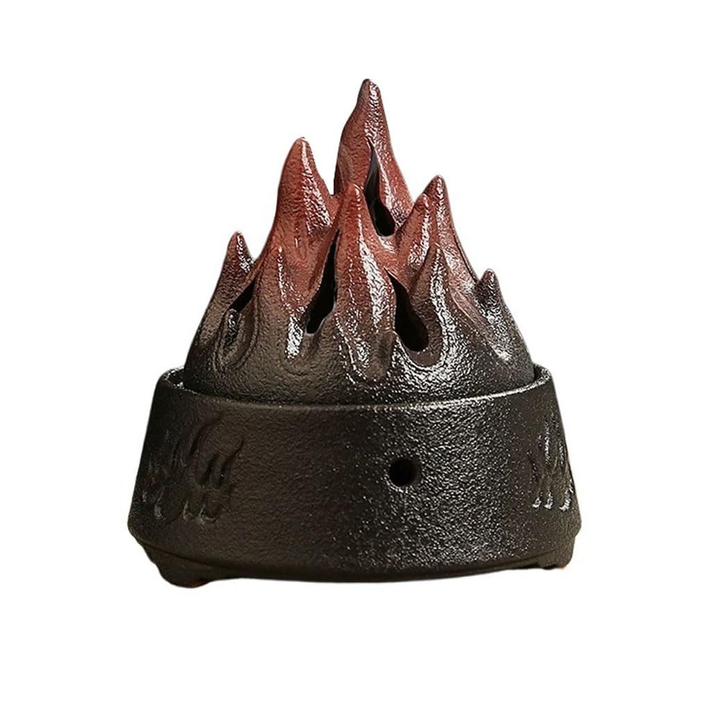 Incense Burner Creative Antique Coarse Pottery Incense Burner Home Zen Tea Ceremony Aromatherapy Furnace Ornaments Waterfall Incense Burne