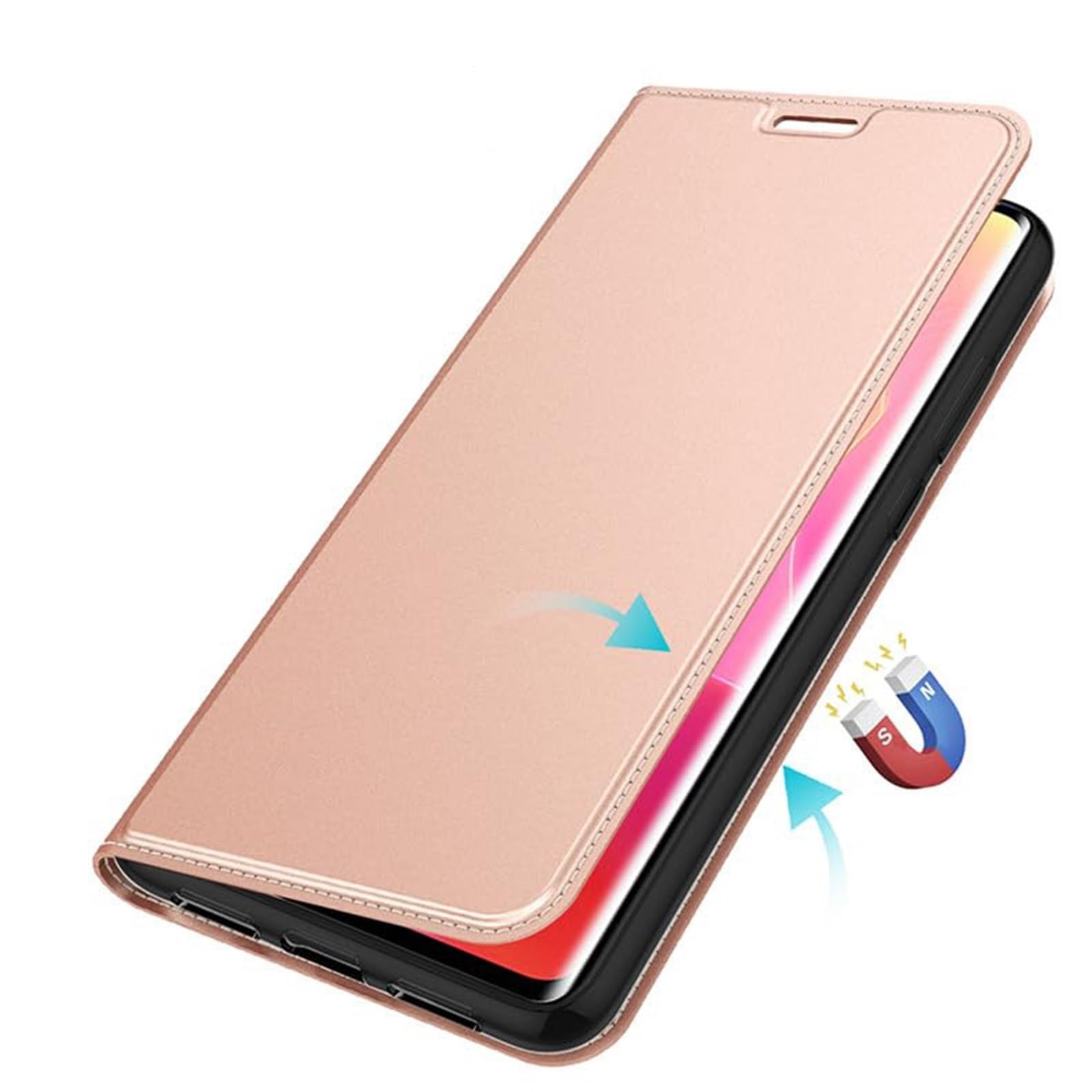 Etui do Google Pixel 11 Pro XL/11 Pro / 11, skórzane etui z antypoślizgowym, odpornym na zarysowania przegródkami na karty, stojakiem