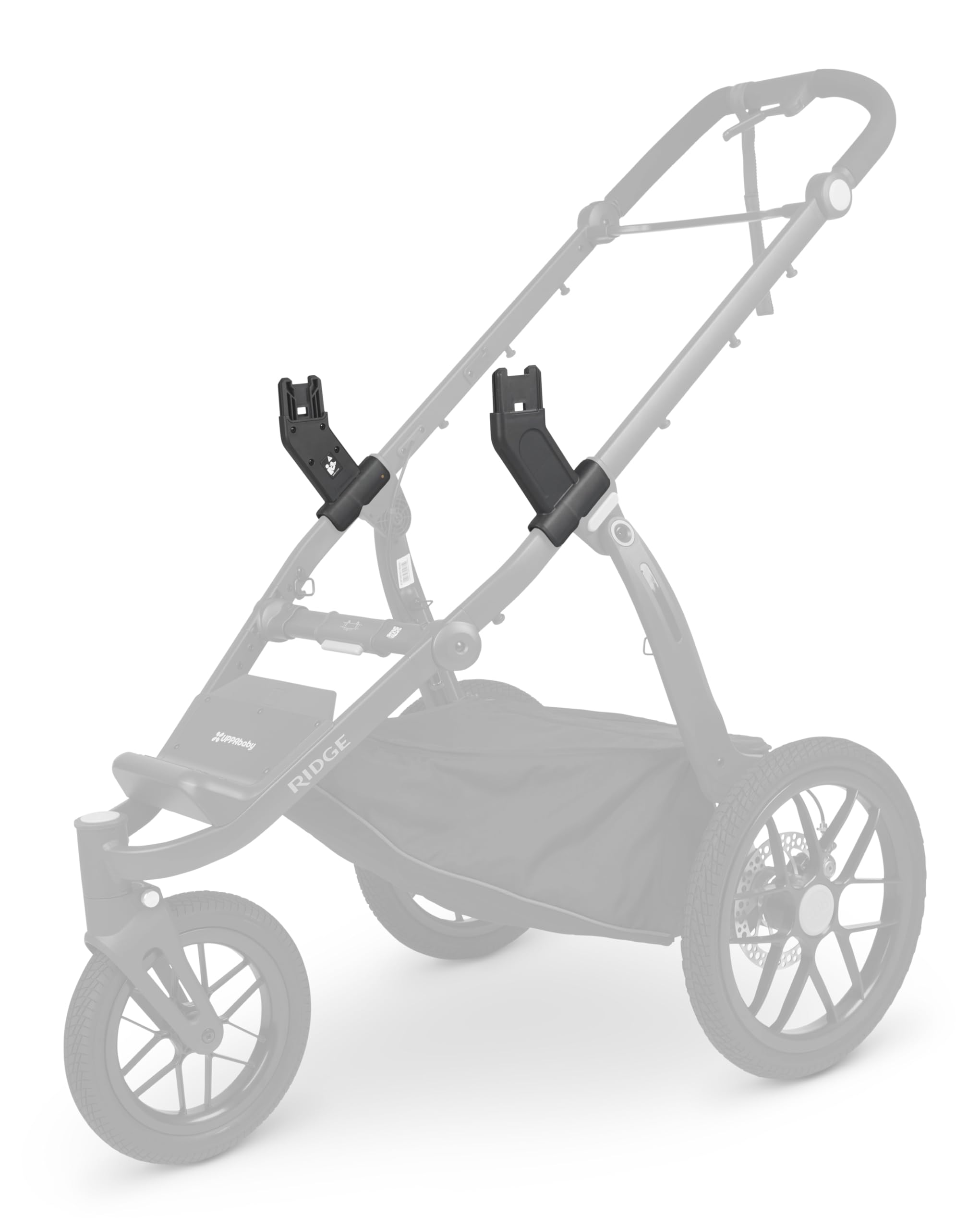UPPAbaby Adapters for Ridge / Compatible with Aria, Mesa V2, Mesa Max, and Bassinet / Quick + Secure Attachment / 1 Pair : Baby