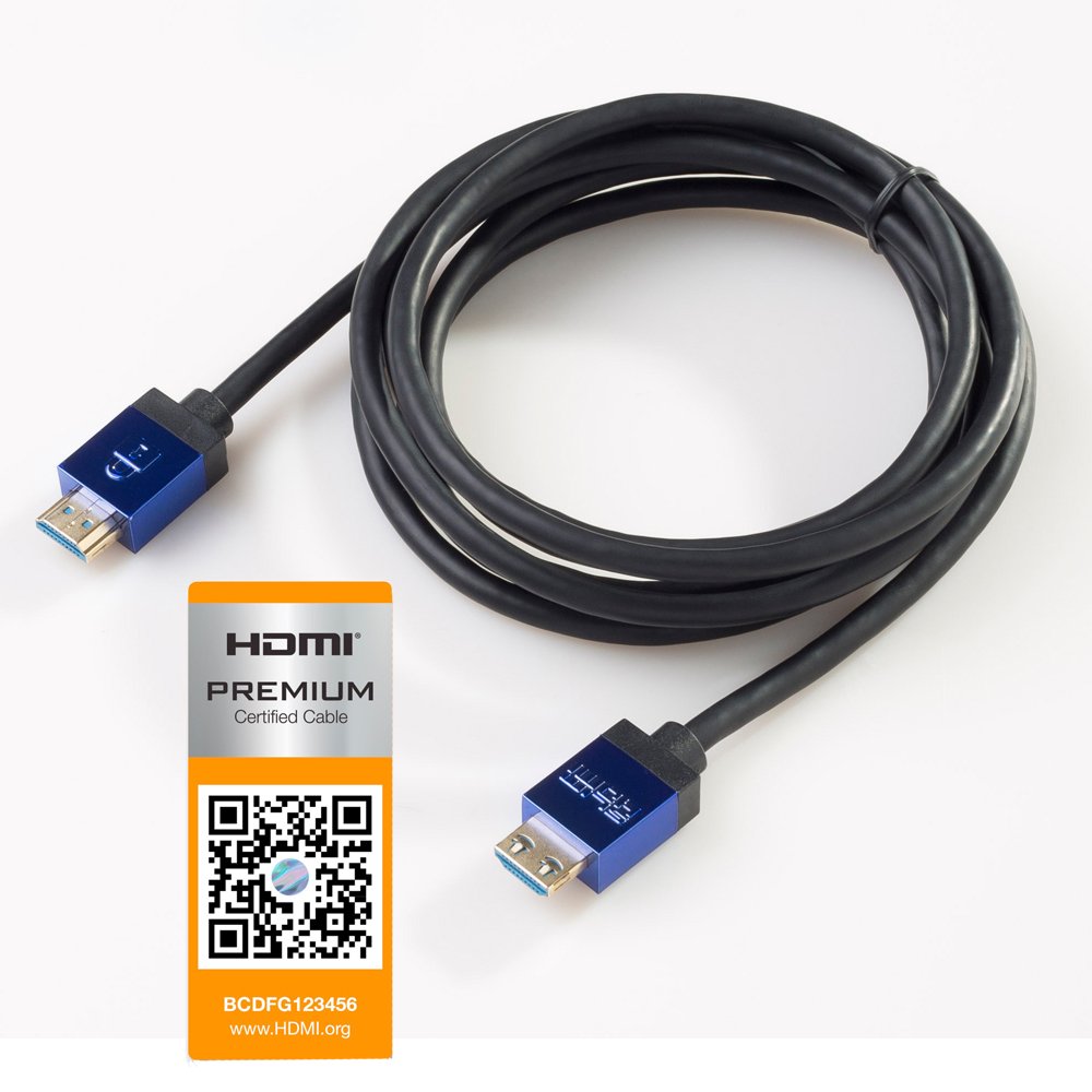 0.5m (50cm) Male Mini (Type C) to Male (Type A) Cable, The World's Slimmest HDMI Lead? (Gold Plated, 1080p, 3D, High Speed, ARC) — view 11