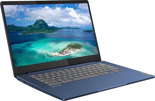 Miniatura 3 de Lenovo Ideapad Slim 3 - Laptop Chromebook con pantalla táctil FHD de 14 pulgadas, MediaTek Kompanio 520 de 8 núcleos, 4 GB de RAM, 128 GB de