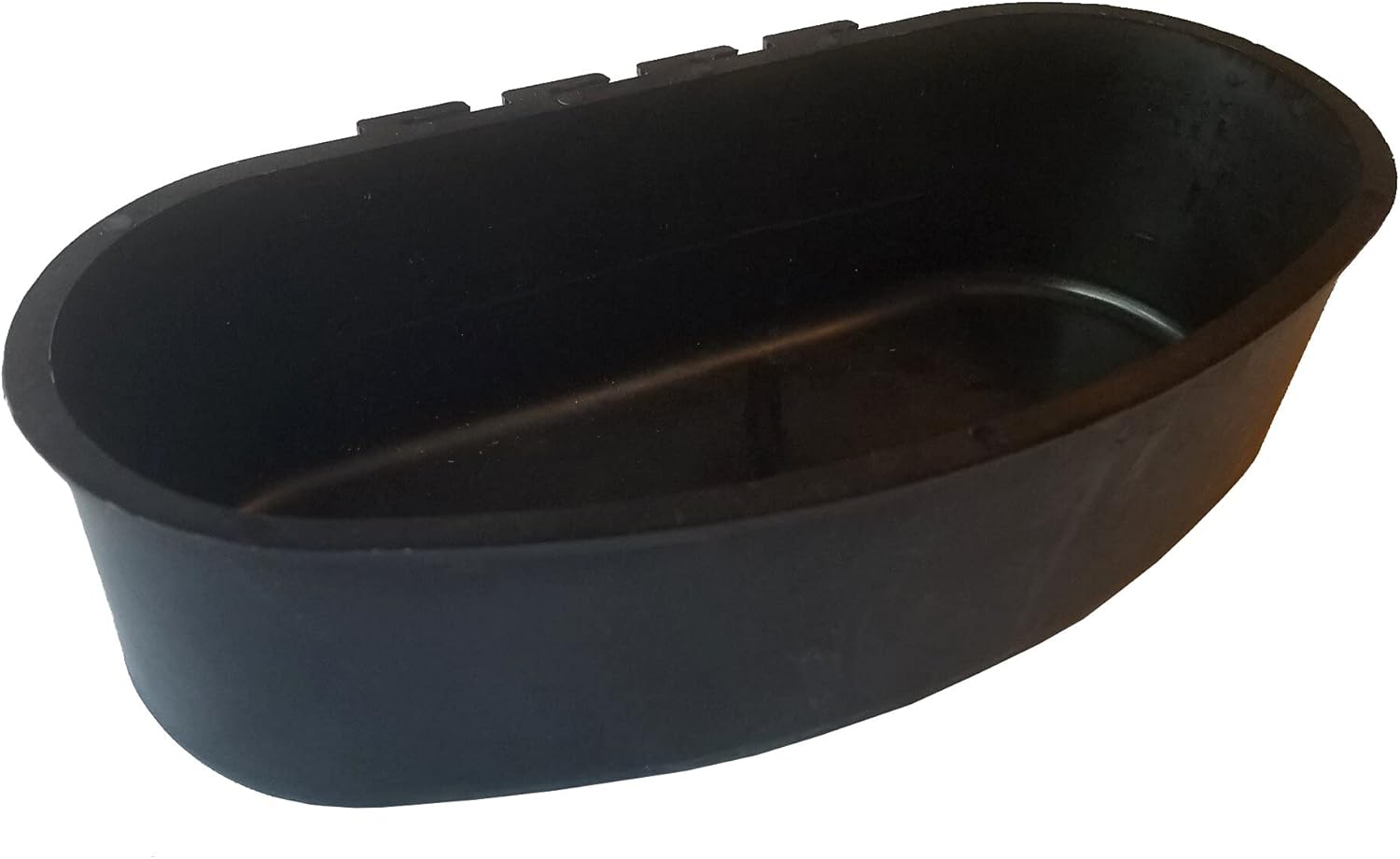 1 Case (100pcs) Black 1 Quart / 32 fl oz Hanging Feed & Water Cage Cups Poultry Chicken