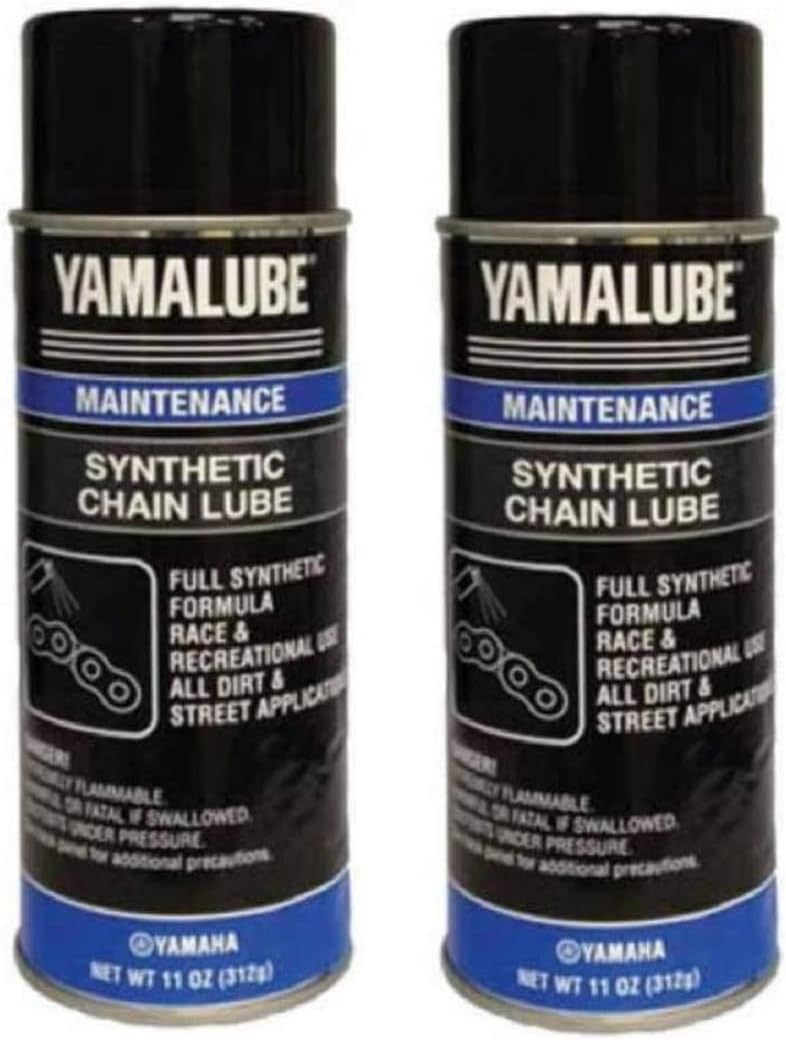 YAMAHA Original OEM Yamalube Acc-SYNCH-AI-NL Spray Synthetic Chain Lube Yamalube OEM - (2) 11 Ounce Cans