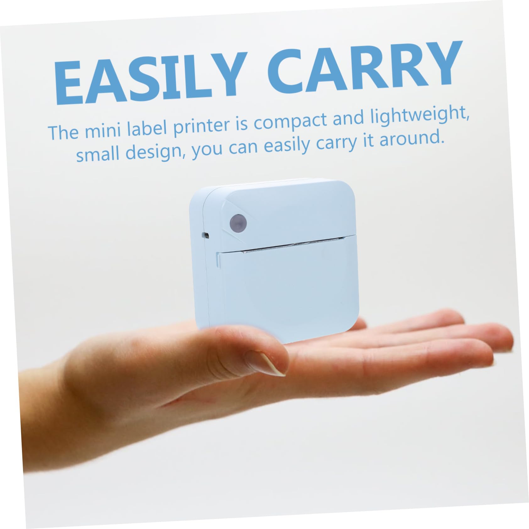 Stampante Termica Portatile per Etichette, Connessione Wireless, 200 Dpi