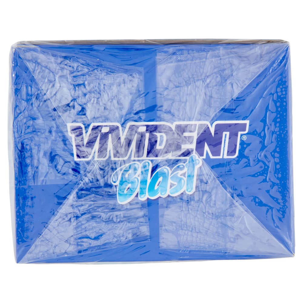 Vivident Fresh Blast, Chewing Gum Ripieno, Senza Zucchero, Gusto Menta, Senza Glutine, Confezione da 200 Gomme da Masticare incartate singolarmente