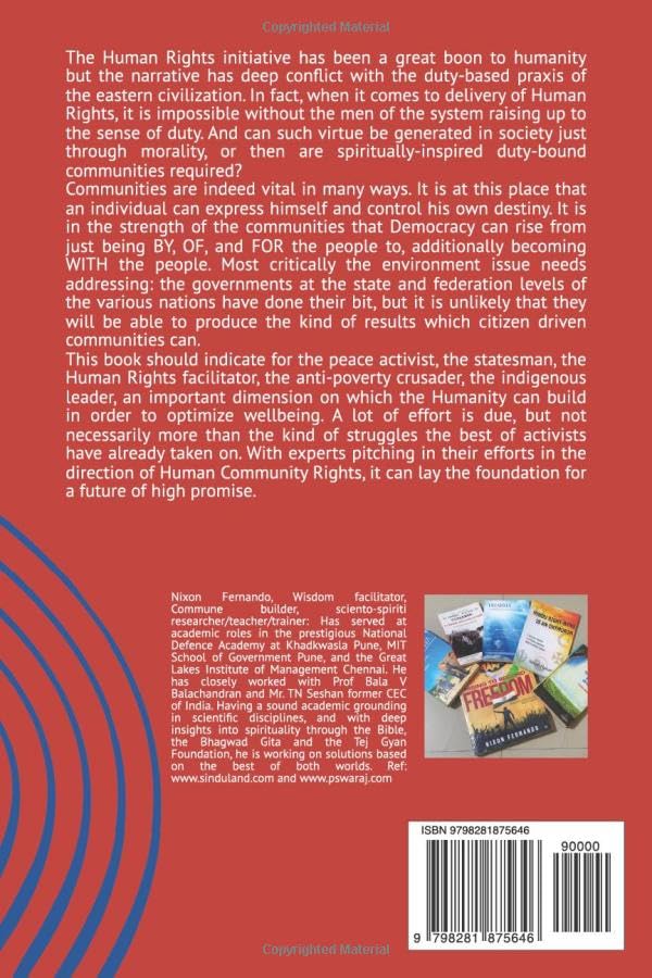 Image of HUMAN COMMUNITY RIGHTS: Democracy WITH the People