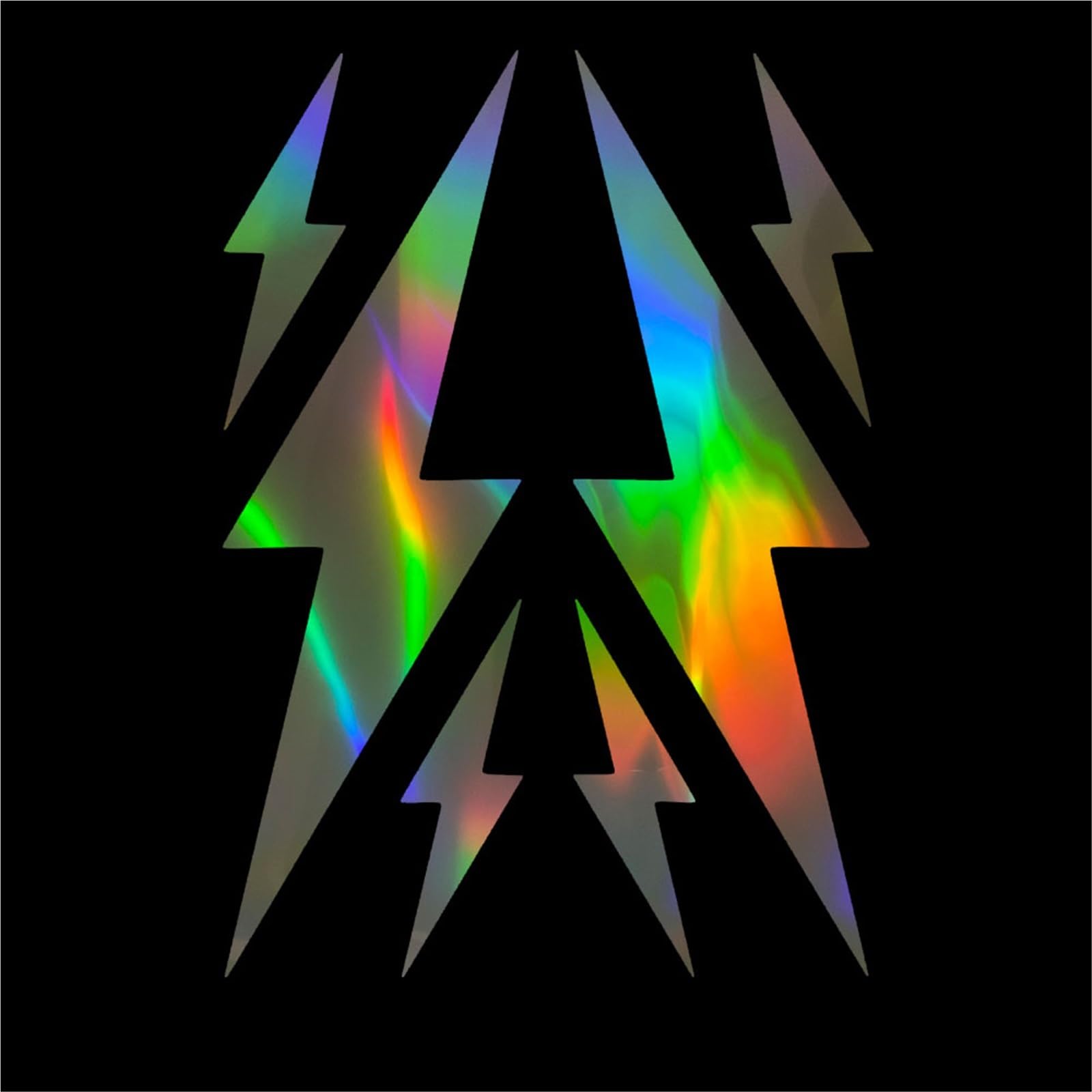 FGLFPXI Lightning Bolt Stickers Graphic Lightning Decal