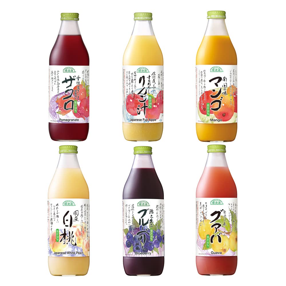 ＪUN✴YO～商品 Amazon.co.jp: Marukai Corporation Junzo Fruit Juice, 33.8 fl oz