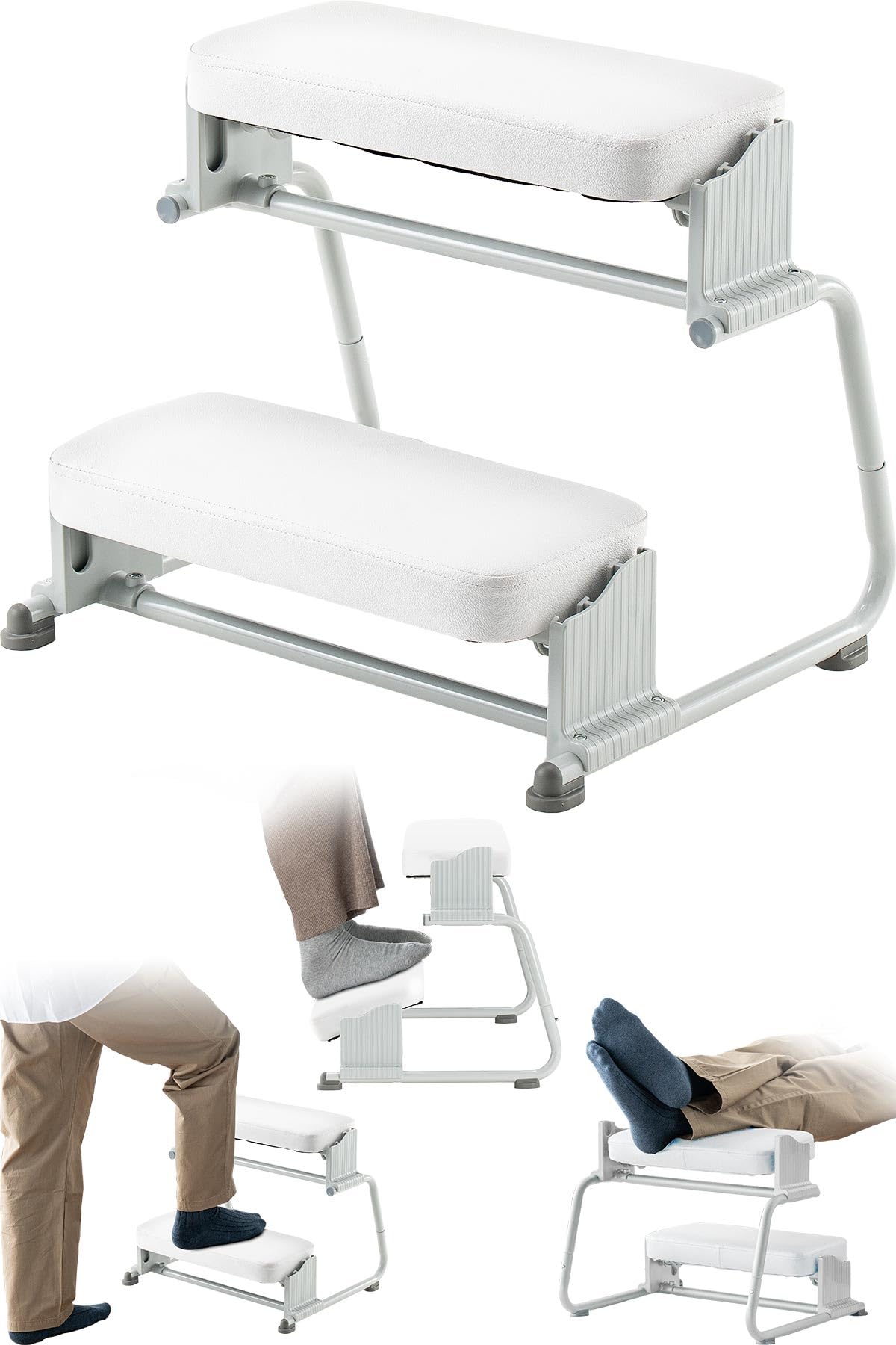 Amazon.co.jp: サンワダイレクト フットレスト オットマン 3WAY