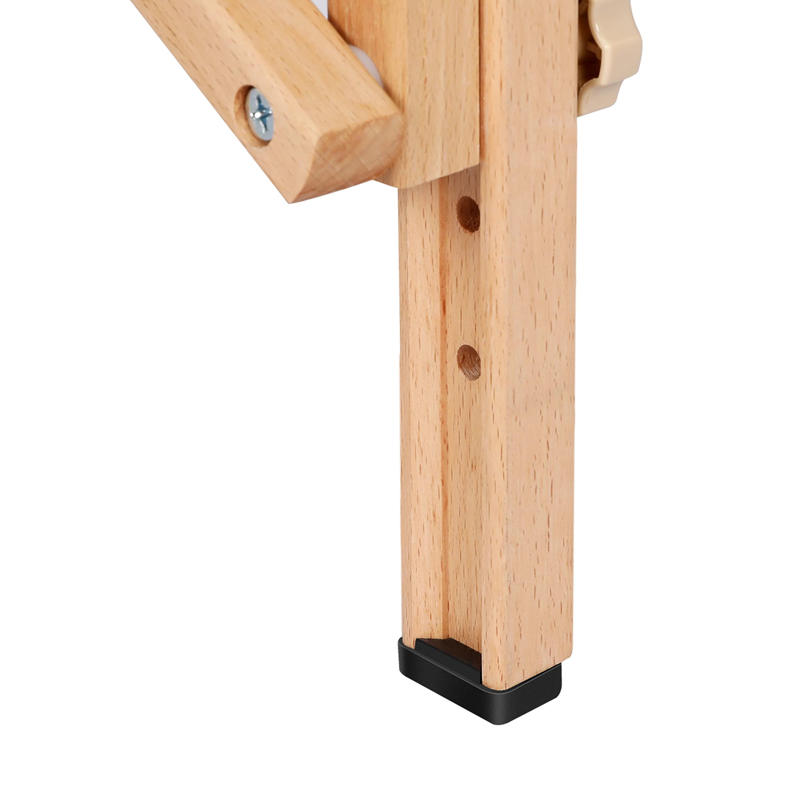 Yaheetech Massageliege Mobile Massagetisch 2 Zonen Tragebares Massagebett höhenverstellbar Holzfüßen inkl. Kopfstütze & Armlehnen 213 × 82 x 85,5 cm bis 250 kg Belastbar