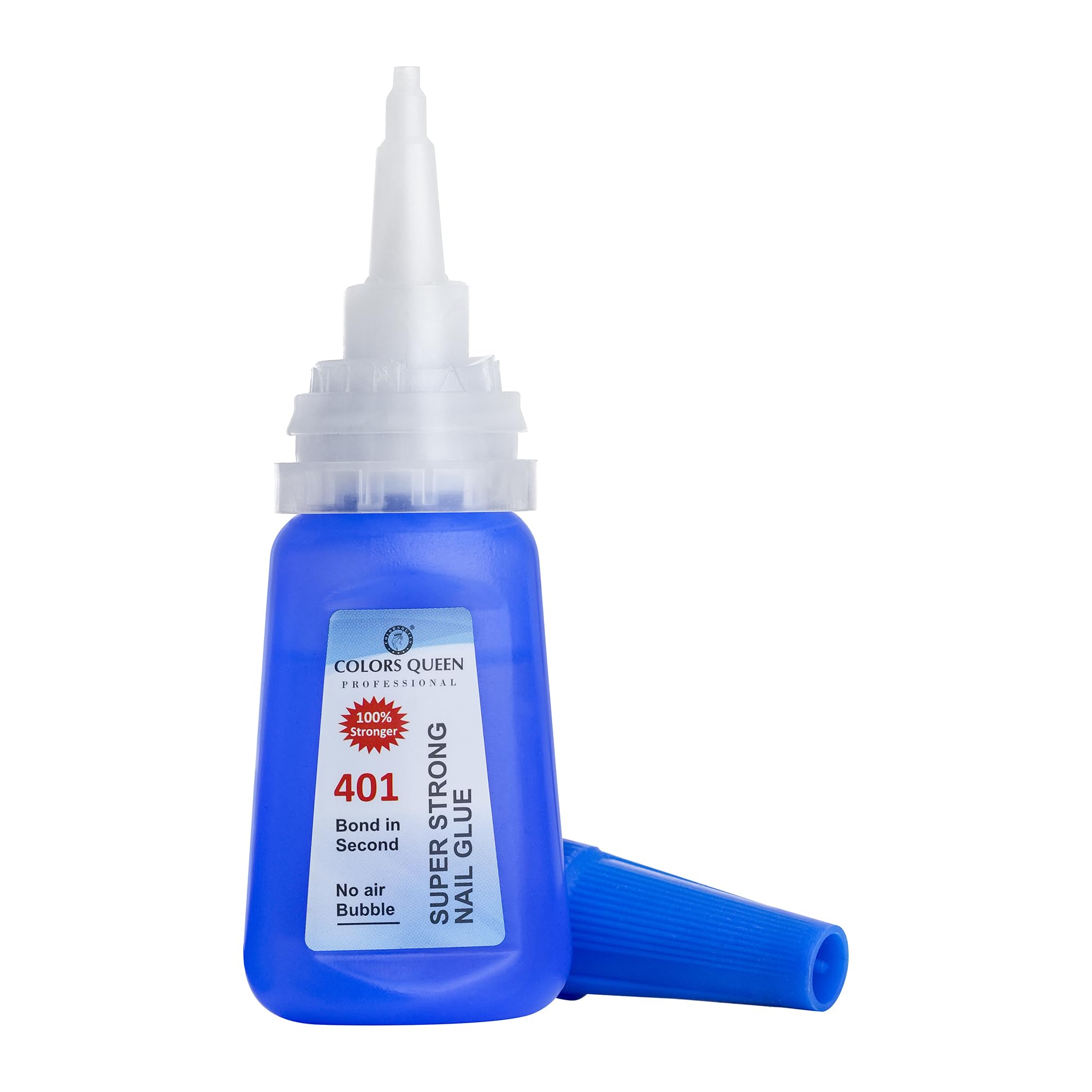 Colors Queen Super Strong Nail Glue for Press on Nails | Super Strong Nail Adhesive | Long Lasting & Quick Drying Formula | Professional Nail Art manicure Tool for Acrylic & False Nails (20g)-image-34