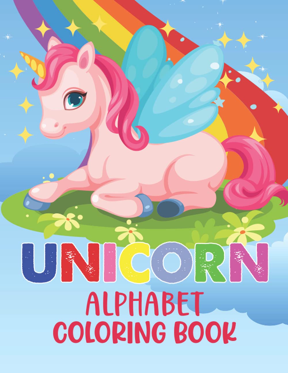 Unicorn Alphabet Coloring book: Alphbet Tracing Pages and Worksheets