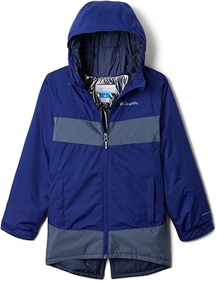 Columbia Youth Girls Oso Mountain Insulated Jacket, Dark Sapphire, Large
