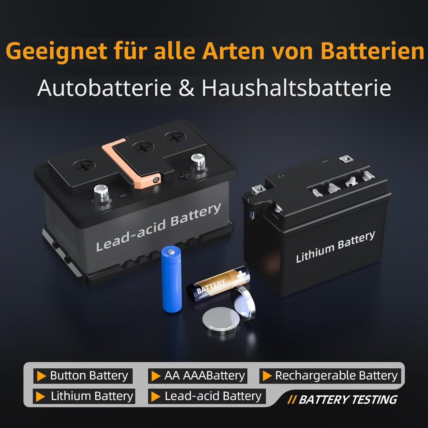 HRM-10 4 Draht Batterietester Innenwiderstandstester Spannungsmessgerät 100V 200Ω
